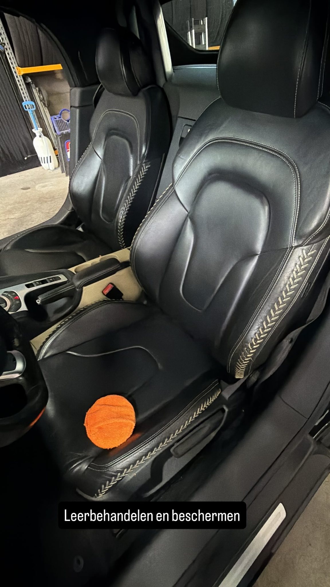 Leder behandeling interieur